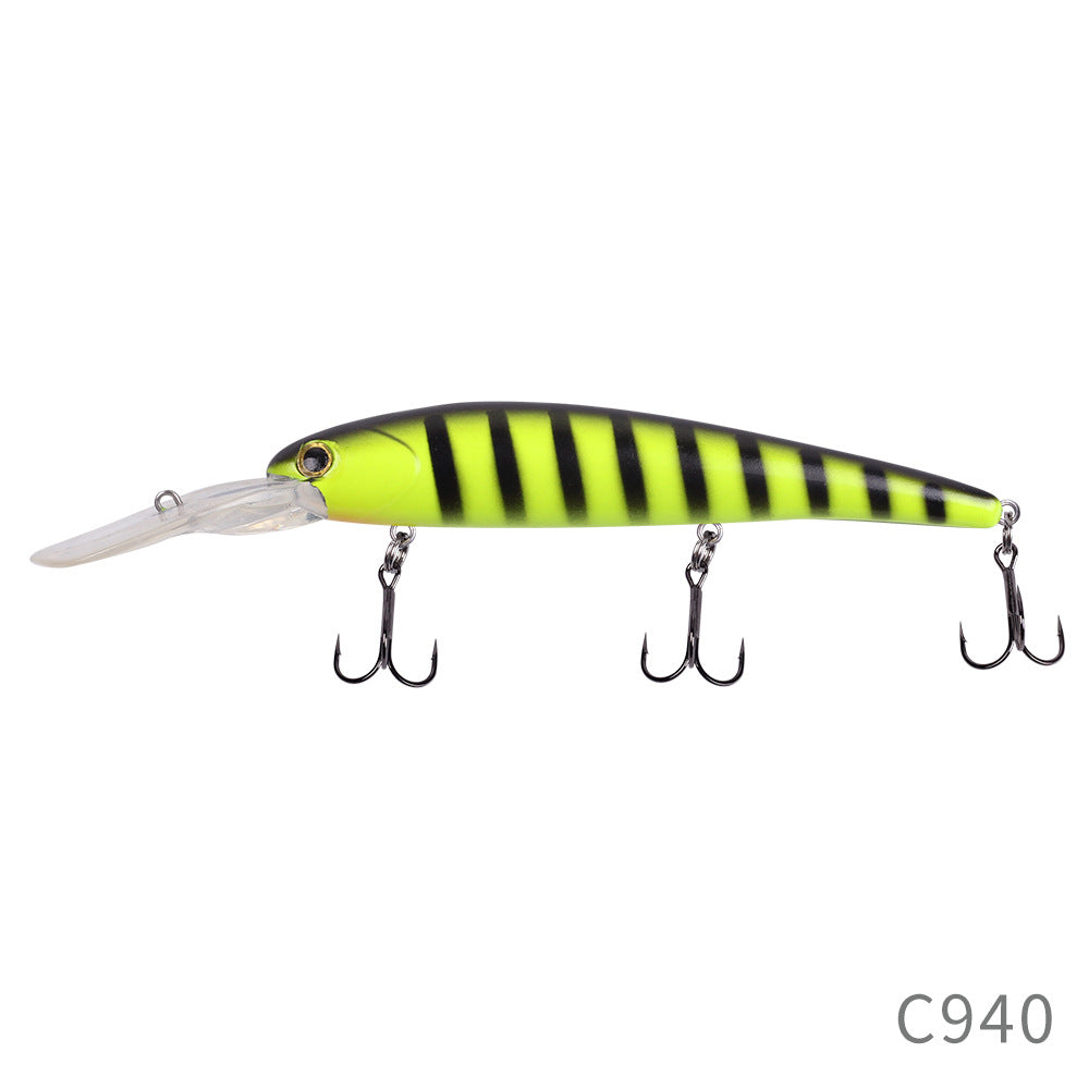 Long Tongue Plate Road Subbait 120mm20g Floating Deep Diving Bait de pêche Mino