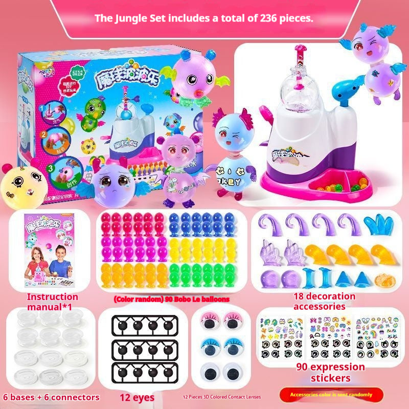 Kit d'artisanat de bricolage de boule magique gonflable de boule magique ensemble complet