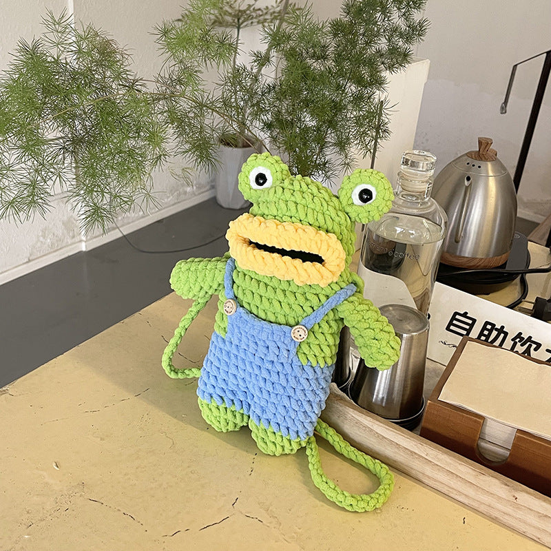 Sac de téléphone pour femmes de Keroppi tissé à la main