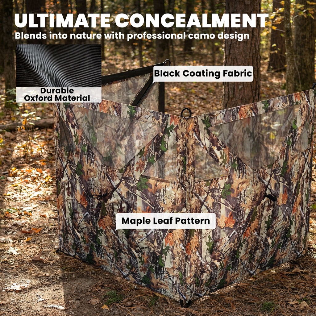Chasse au camping aveugle