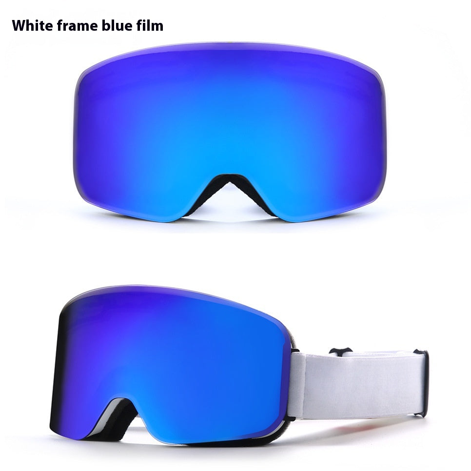 Gants de ski Double couche Gants anti-fog Protection des yeux