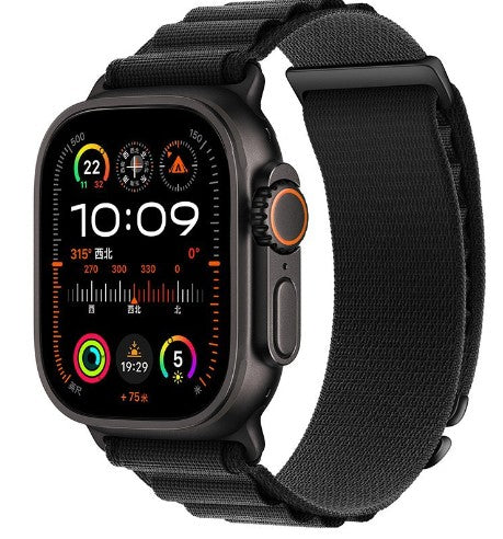 Bracelet de montre avec deux sections de la boucle de nylon haute montagne
