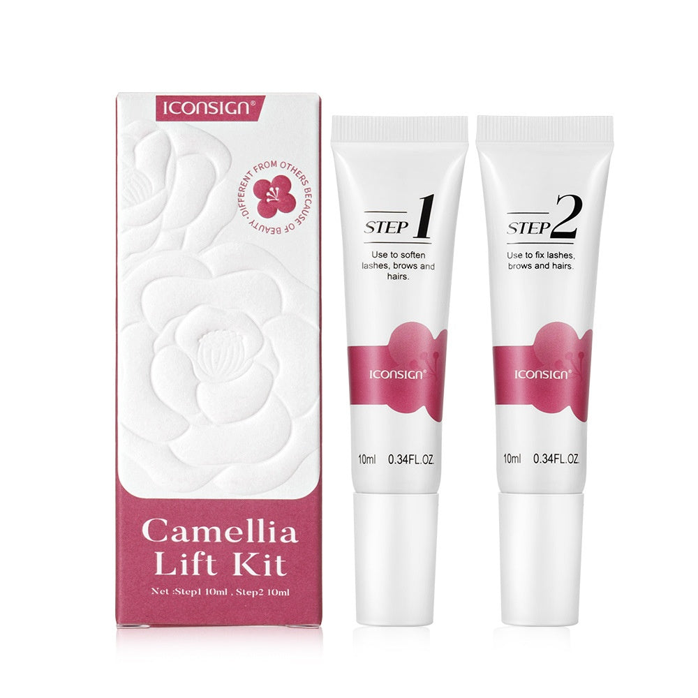 2-en-1 Huile de Camellia Perm Vegan Keratin Lift
