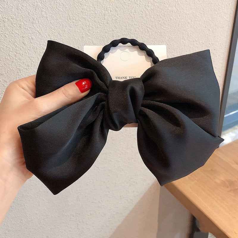 Anneau de cheveux de haute qualité Satin Bow