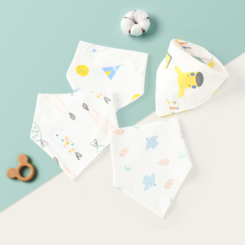Bébé coton doux Triangle écharpe pour les hommes et les femmes