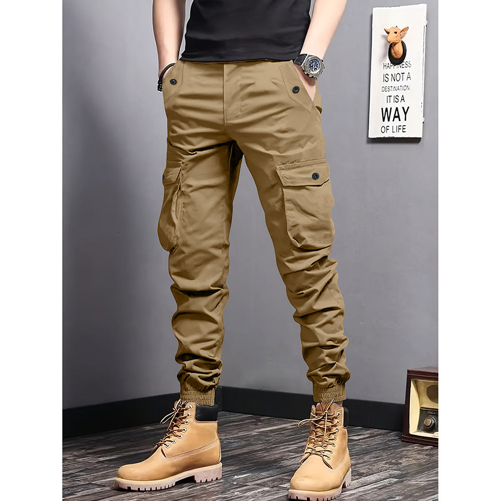Pantalon de travail occasionnel pour hommes Pantalon long