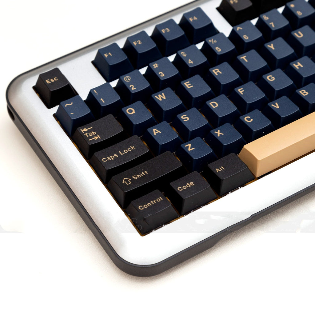 Blue Keycap Deux couleurs Ergonomic ABS Ensemble complet de 173 Keycaps