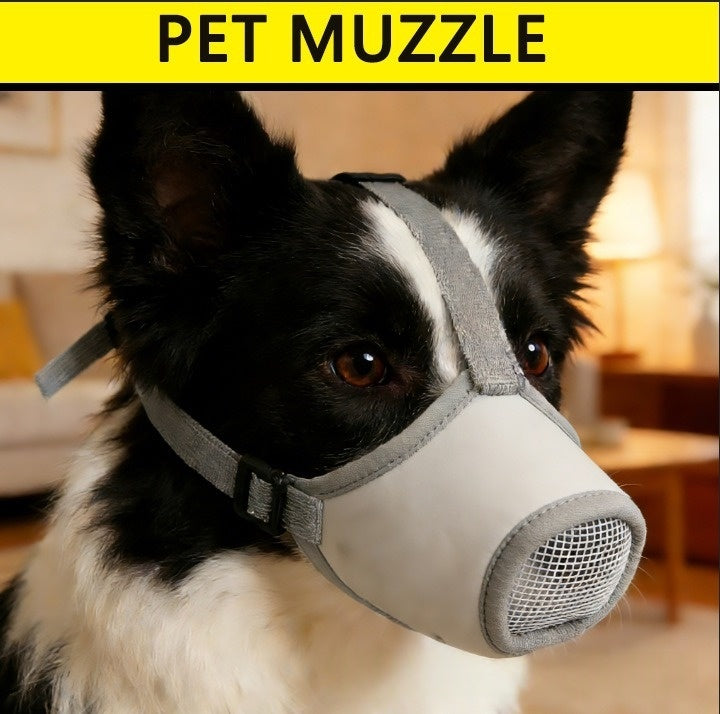 Pet Chat et chien Muselière réglable Bite Proof et Bark Control Respirant