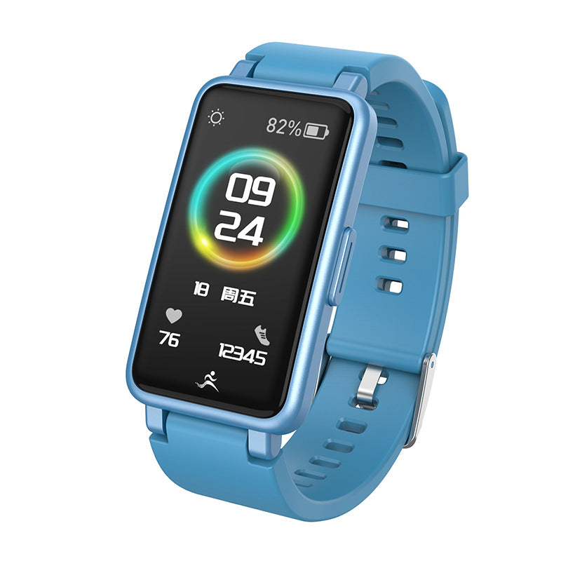Bluetooth Pedomètre Fréquence cardiaque Pression artérielle Sang Oxygène Musique Météo Bracelet sportif