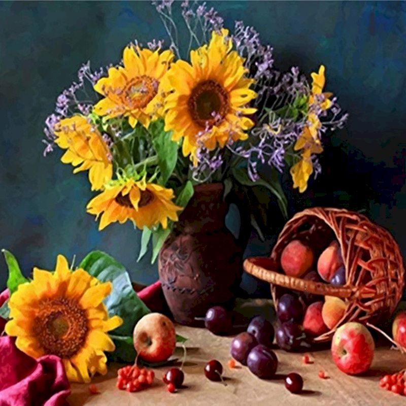 Peinture à l'huile peinte à la main sur toile pour décoration murale à la maison