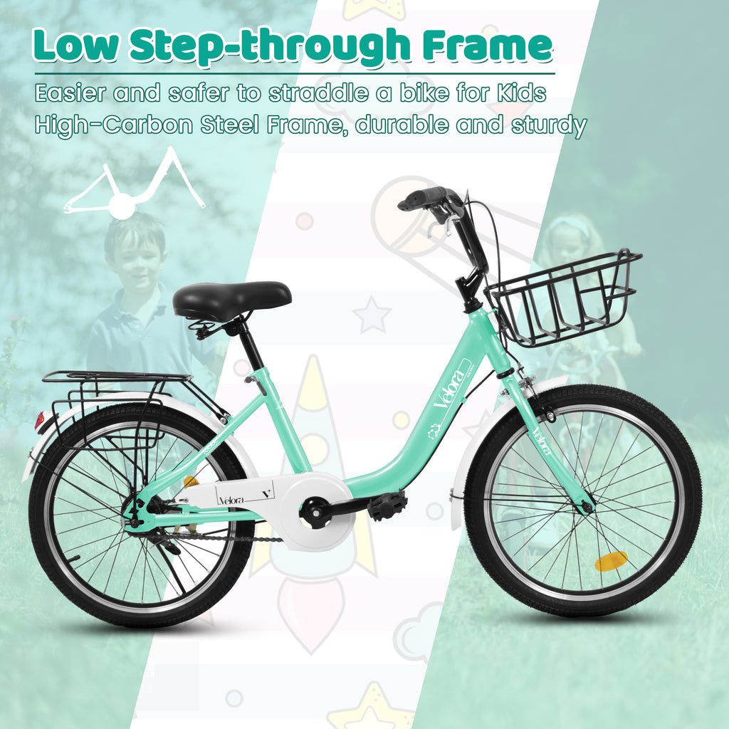 A20182 Vélo enfant de 20 pouces pour garçons et filles