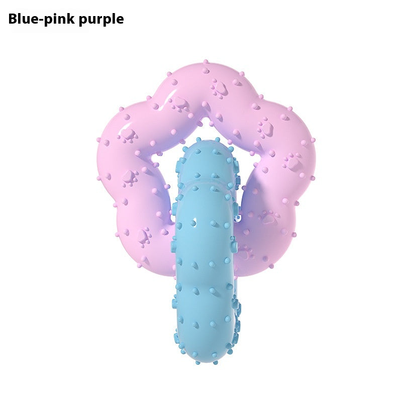 Jouet de chien en forme de fleur de molar