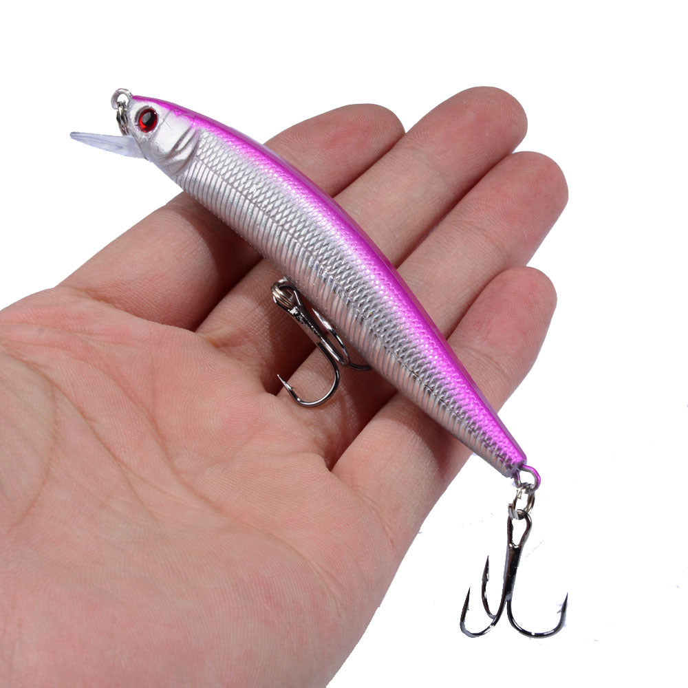 10 Couleur Minorua Bait Plastic Biomimetic Fausse Fausse Bait