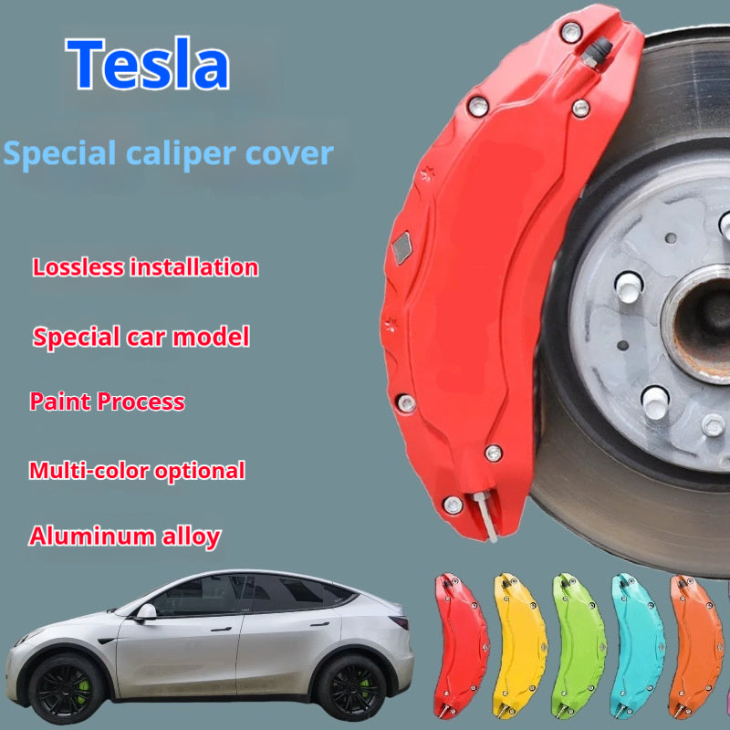 Couverture de calliper de modification de l'aluminium de frein de Tesla