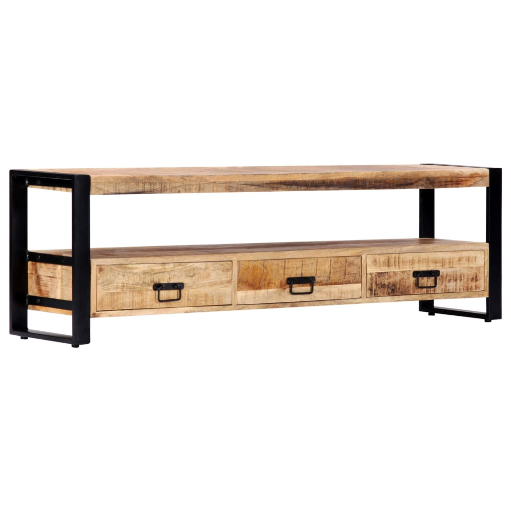 Armoire TV 150 x bois de mangue massif