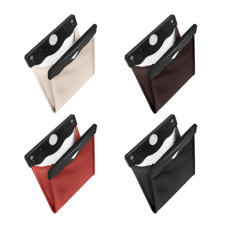 Corbeille de voiture LED peut Organisateur Porte-Gardes Automobiles Sac de rangement Accessoires Porte Auto S