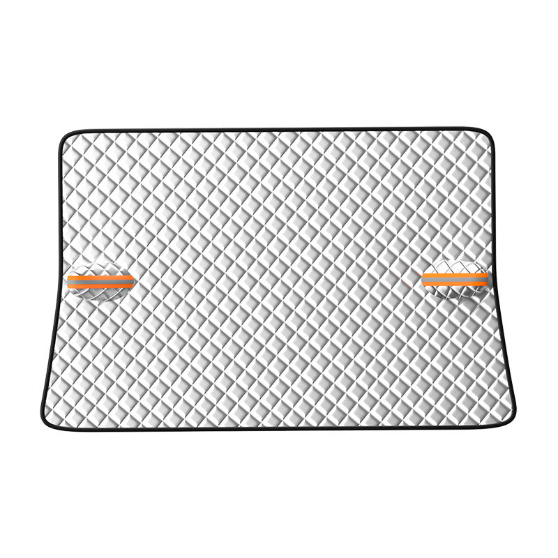 Couverture anti-neige de voiture Pare-brise avant verre Aspiration magnétique hiver anti-gel