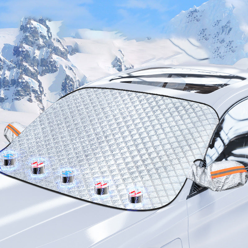Pare-brise avant Couverture demi-couverture Vêtements de voiture Bouclier de neige