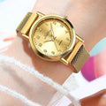 Montre pour femmes à quartz casual et élégant