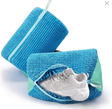 Bleu gris Maison Appareillage Laver Sac Chaussures Anti-déformation Sacs de protection de blanchisserie