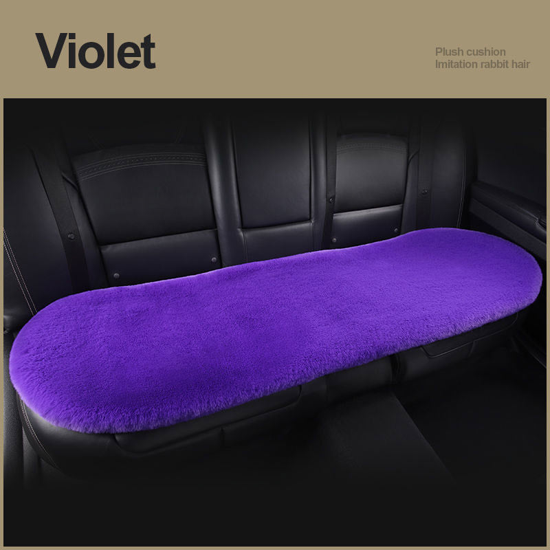 Siège auto En peluche d'hiver Coussin carré monoplace
