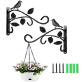 Bracket de panier de suspension lourd 2 Pack 12 pouces Brackets de panier de suspension extérieur