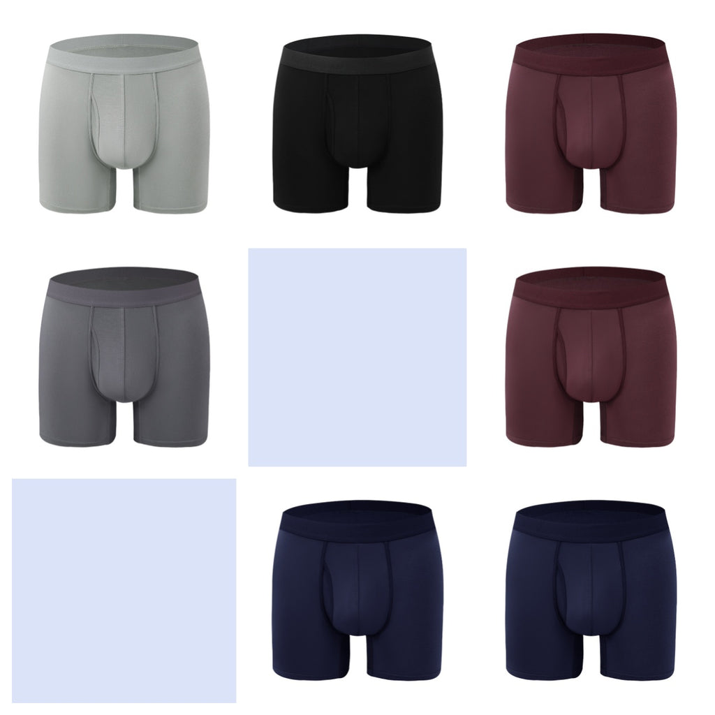 Sous-vêtements Homme prolongé Bamboo Fibre Sports Breathable Mid Waist