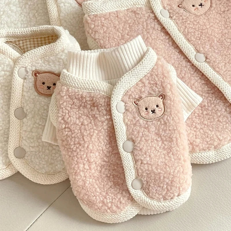 Bixin animaux vêtements chat chat chien automne et hiver porter épais coton manteau