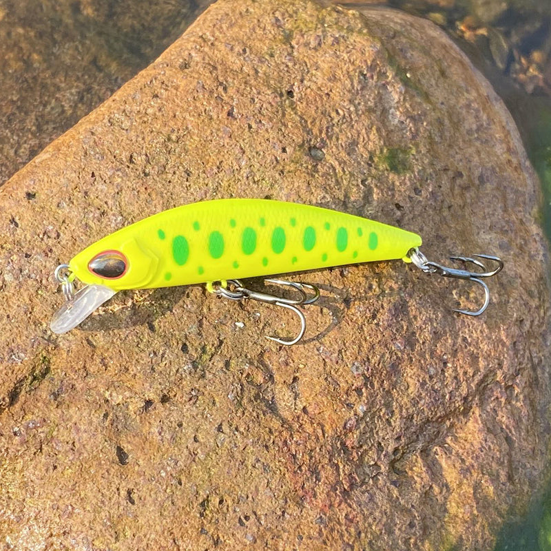 Streamer Lure Quick Sink Bobine rapide Long Cast Minnow 6,3cm