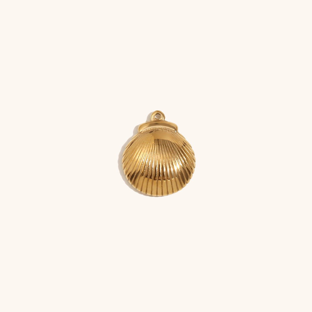 Accessoire de bijoux créatif Pendentif en acier inoxydable avec plaqué or 14K