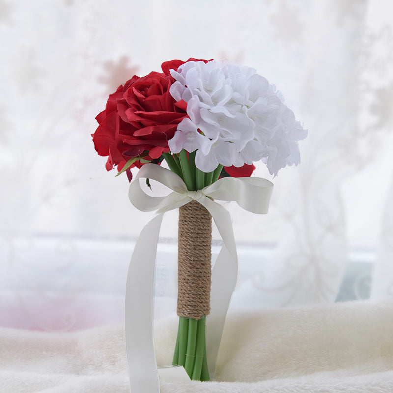 Fournitures de mariage Petit Bouquet de mariées tenant des fleurs