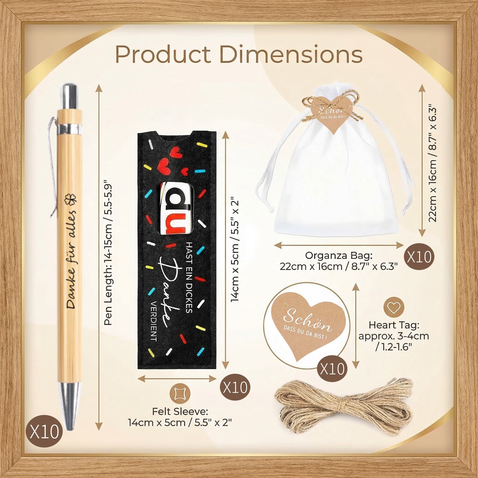 Ensemble cadeau 40-Piece Thank-You: exprimer la gratitude pour tout