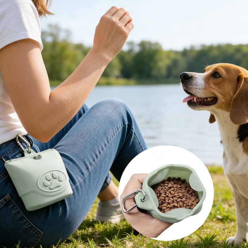 Sac de soins portatifs pour chiens pour l'entraînement et la marche
