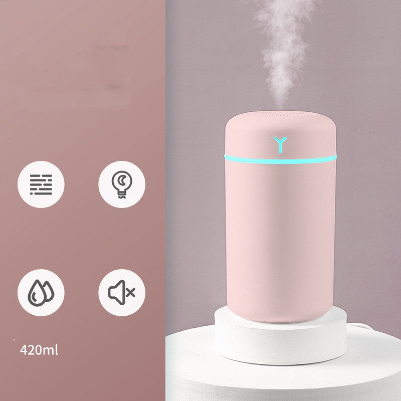 Portable rechargeable 7 couleurs Silent Aromatherapy Car Humidificateur