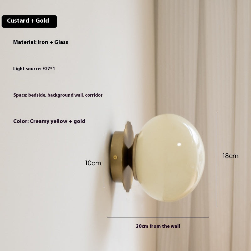 Lampe murale retro à la crème magique