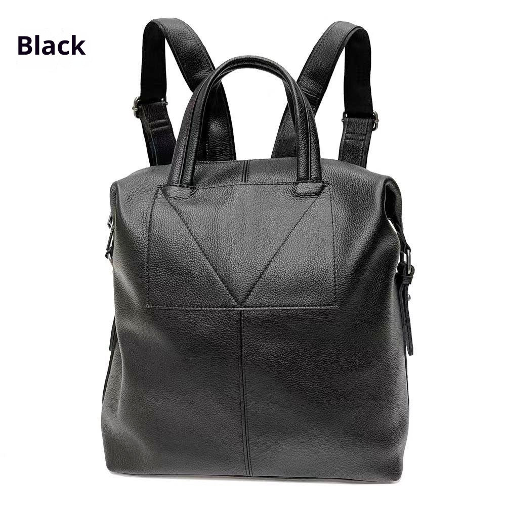 Sac à dos universel en cuir noir Sac à dos Shiralee Simple