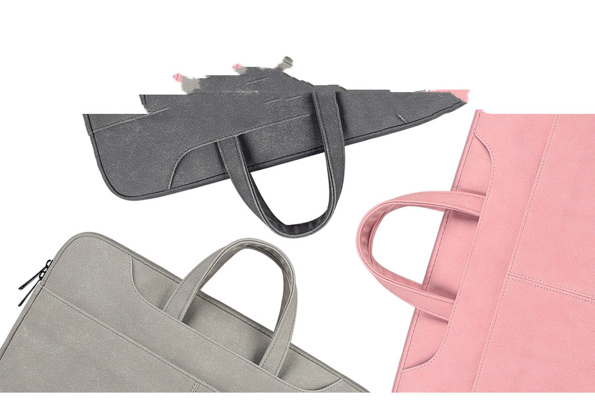 Sac d'ordinateur portable Portable Epaule Frosted PU