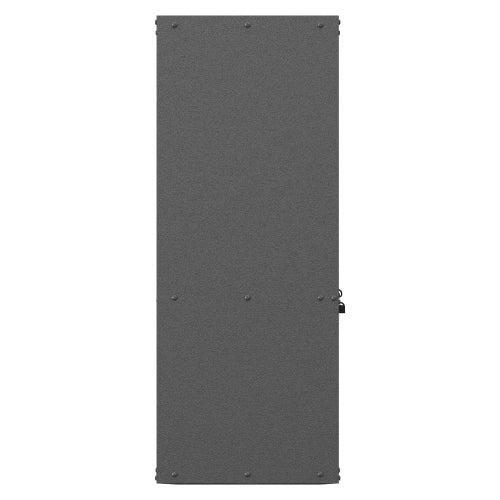 Armoire de rangement en métal mural avec porte de verrouillage et 1 plateau 1 tiroir ouvert pour