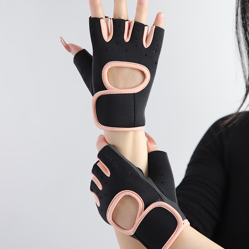 Gants de fitness à moitié doigts pour vélo sportif