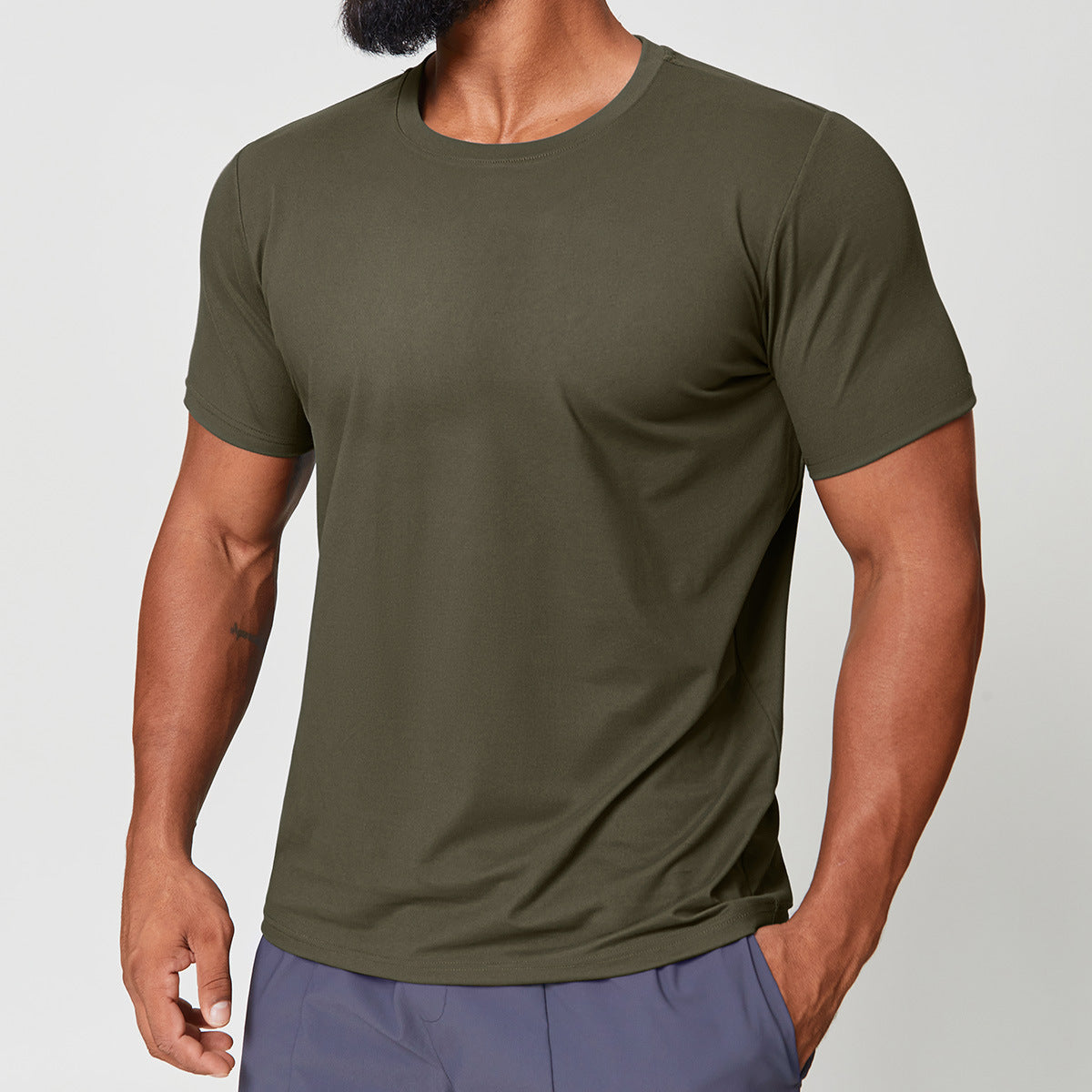 T-shirt homme col rond