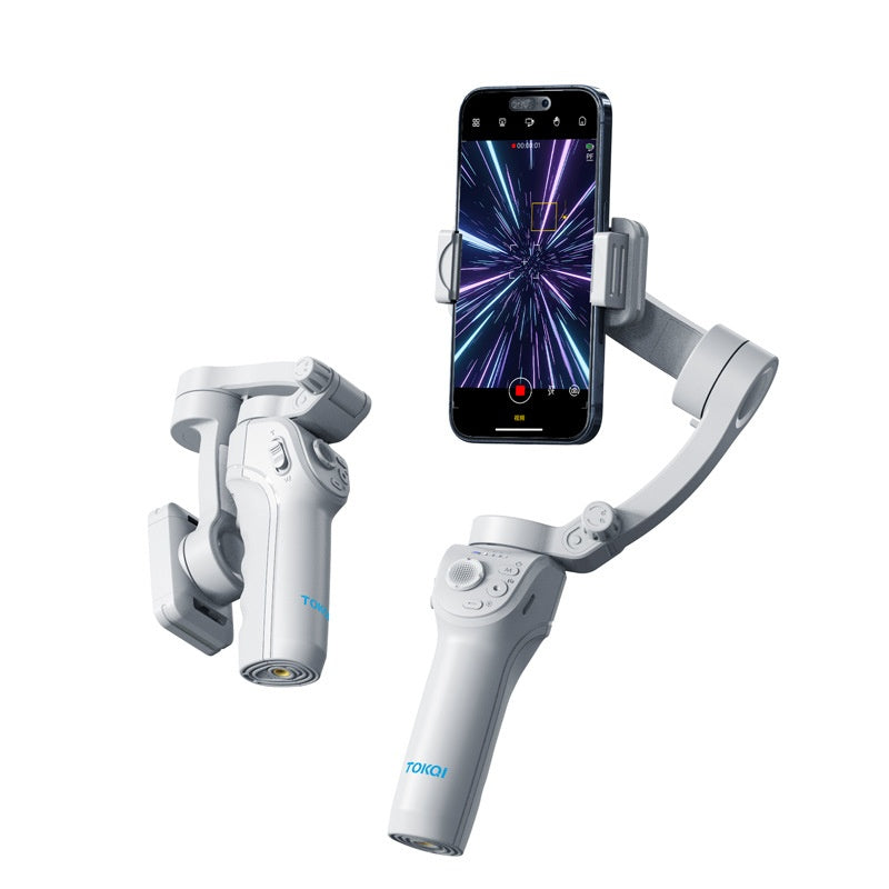 Tête de trépied à main Stabilisateur de téléphone mobile à trois axes