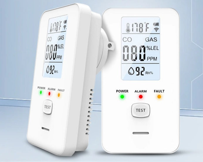 Alarme 4-en-1 à haute sensibilité au gaz et au monoxyde de carbone