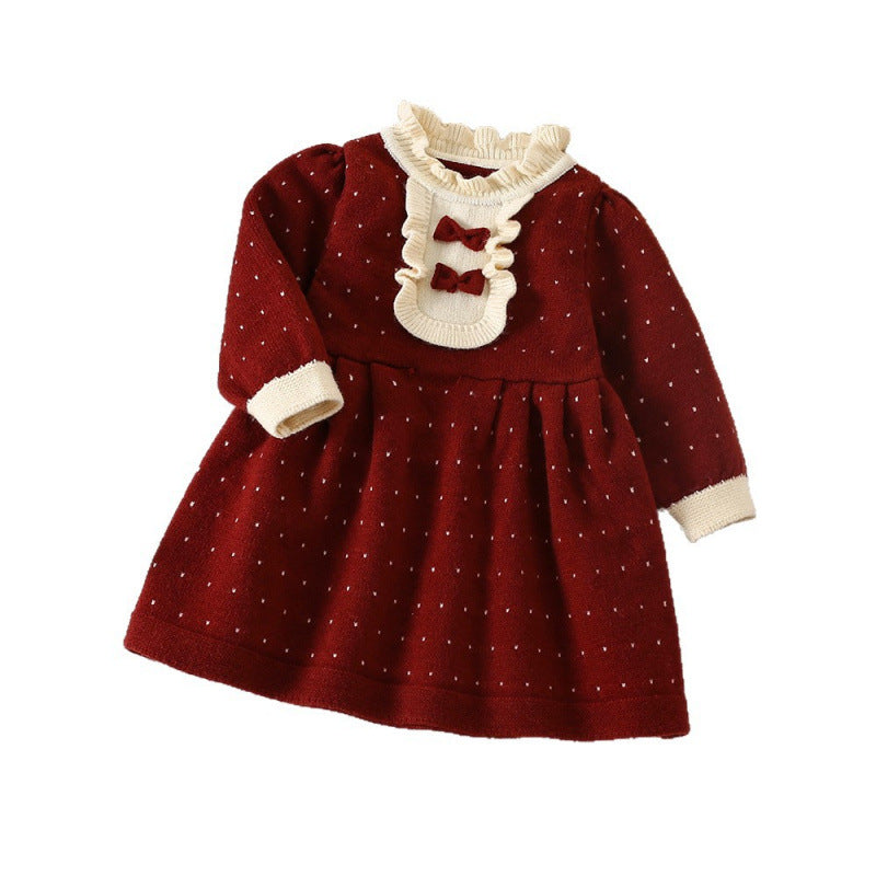 Robe de soirée en tricot chic de style coréen