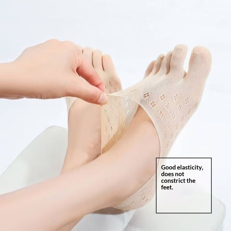 Chaussettes de bateau invisibles respirant Yoga Nylon