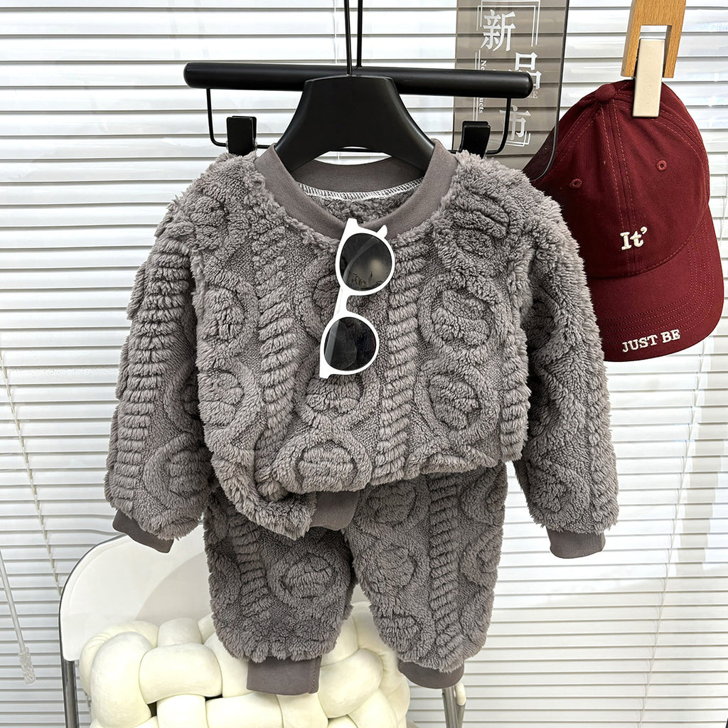 Pyjama de style coréen pour filles en couleur solide