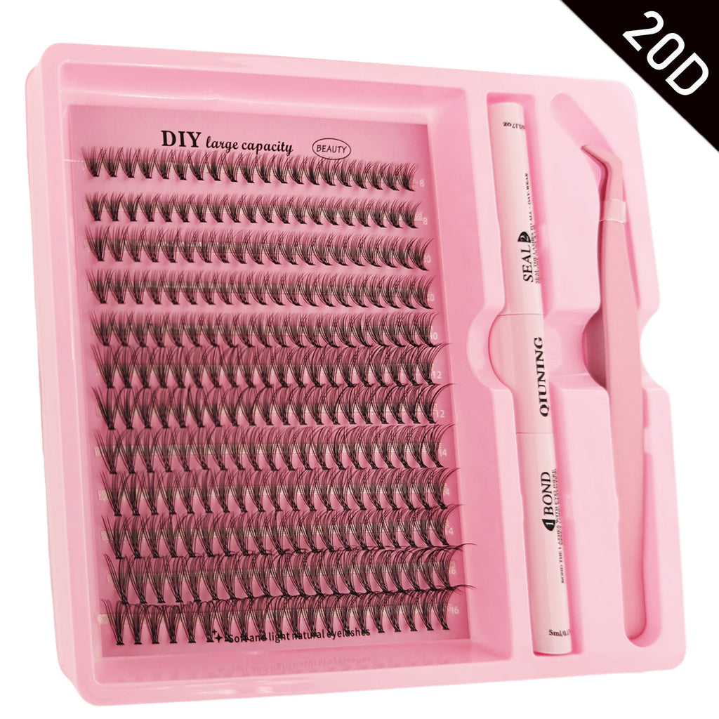 Faux jeu de cils Grande capacité Livre deash Assortiment mixte
