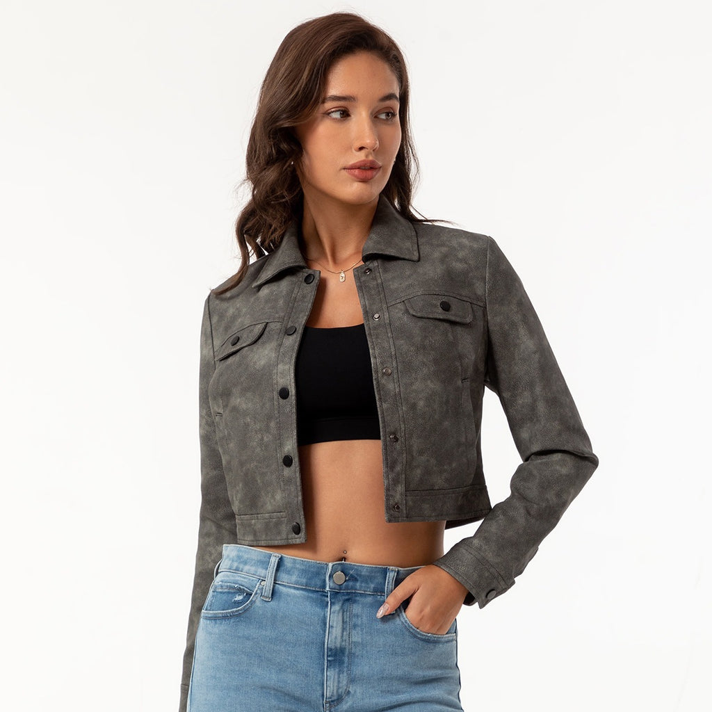 Veste casuale de cardigan multi poche mince