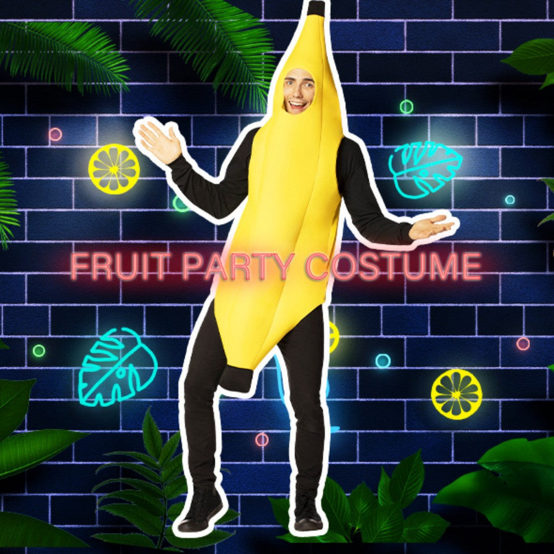 Déguisement de fête de Carnaval d'Halloween Banana Prop Stage Performance Déguisement
