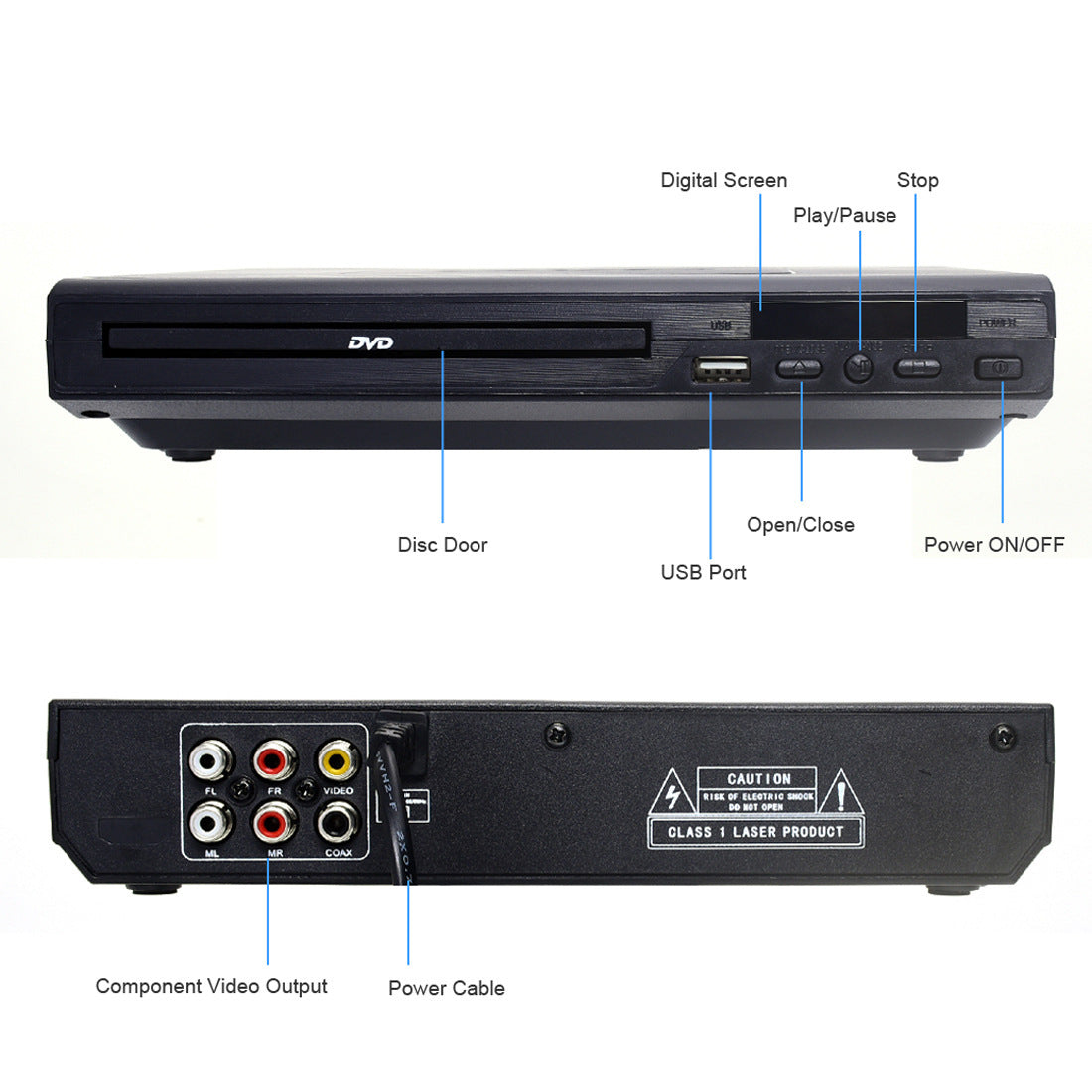 Accueil DVD Mini lecteur HD