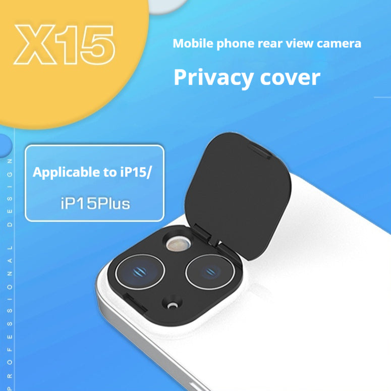 Couverture de blocage d'objectif de téléphone arrière Protection anti-hacker Vie privée ABS Plastique